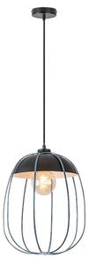 Rabalux 72024 - Lampadario a sospensione con filo SVENS 1xE27/60W/230V nero/blu