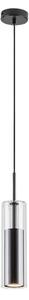Rabalux 72047 - Lampadario a sospensione con filo KALEVI 1xGU10/50W/230V limpido/nero