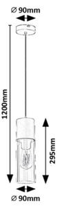 Rabalux 72051 - Lampadario a sospensione con filo RONNO 1xE27/25W/230V