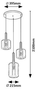 Rabalux 72103 - Lampadario a cavo LISSANDRA 3xE27/40W/230V