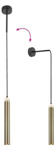Rabalux 72238 - Lampadario LED a sospensione con filo THELMA LED/10W/230V 4000K nero/oro