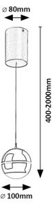 Rabalux 72246 - Lampadario LED a sospensione con filo MAELO LED/6W/230V 4000K