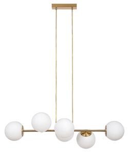 Rabalux 72249 - Lampadario a sospensione con filo KIARA 6xE27/35W/230V oro