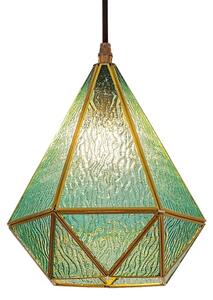 Rabalux 72244 - Lampadario a sospensione con filo NORAH 1xE14/40W/230V blu/oro