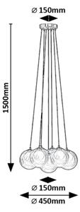 Rabalux 72304 - Lampadario a sospensione con filo ROSEHIP 7xG9/25W/230V