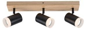 Rabalux 73123 - Plafoniera TORAS 3xGU10/5W/230V rovere