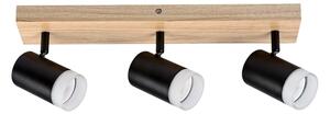 Rabalux 73123 - Plafoniera TORAS 3xGU10/5W/230V rovere
