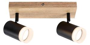 Rabalux 73122 - Plafoniera TORAS 2xGU10/5W/230V rovere