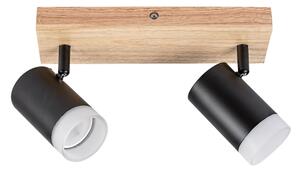 Rabalux 73122 - Plafoniera TORAS 2xGU10/5W/230V rovere