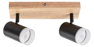Rabalux 73122 - Plafoniera TORAS 2xGU10/5W/230V rovere