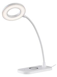 Rabalux 74014 - Lampada da tavolo LED dimmerabile con funzione Touch HARDIN LED/5W/5V bianco
