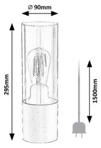 Rabalux 74050 - Lampada da tavolo RONNO 1xE27/25W/230V