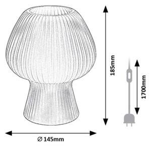 Rabalux 74023 - Lampada da tavolo VINELLE 1xE14/60W/230V bianco