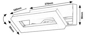 Rabalux 75019 - Applique a LED da bagno BLAS LED/15W/230V 4000K