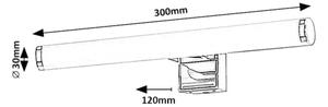 Rabalux 75037 - Illuminazione a LED per specchi da bagno NOUR LED/5W/230V IP44