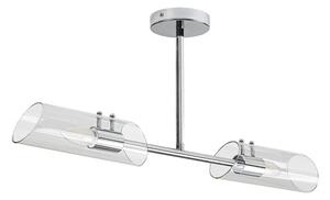 Rabalux 75030 - Lampadario da bagno a sospensione con supporto rigido TEODORO 2xE14/12W/230V IP44 cromo