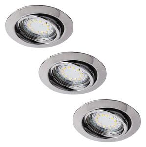 Rabalux 1050 - SET 3xLED Lampada da incasso LITE 3xGU10-LED/3W/230V