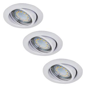 Rabalux 1049 - SET 3xLED Lampada da incasso LITE 3xGU10-LED/3W/230V