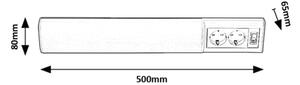 Rabalux 78064 - Lampada LED sottopensile BATH LED/10W/230V 4000K