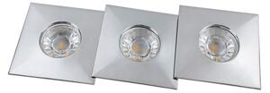 Rabalux 1079 - Set da 3 faretti da incasso per bagno RANDY 3xLED/4W/230V hr