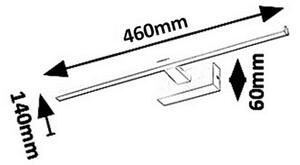 Rabalux 1448 - Illuminazione a LED per specchi da bagno ALBINA LED/8W/230V bianco 450 lm