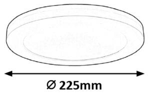 Rabalux 1489 - Plafoniera LED SONNET LED/18W/230V 23cm