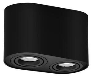 Rabalux 2051 - Faretto KOBALD 2xGU10/42W/230V nero