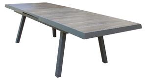 BELL - tavolo da giardino allungabile in gres 205/265x105