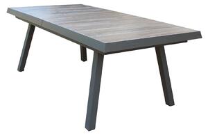 BELL - tavolo da giardino allungabile in gres 205/265x105
