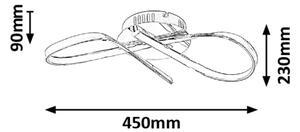 Rabalux 2187 - Plafoniera LED ANIELA LED/20W/230V