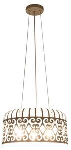 Rabalux 2163 - Lampadario ALESSANDRA 3xE27/60W/230V bianco