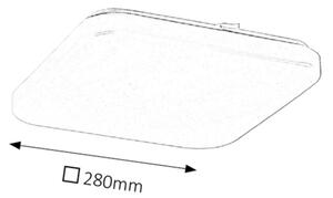 Rabalux 2286 - Lampada da soffitto LED ROB LED/20W/230V, quadrata