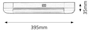 Rabalux 2306 - Lampada sottopensile BAND LIGHT 1xG13/10W/230V argento