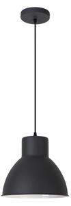 Rabalux 2578 - Lampadario DEREK 1xE27/60W/230V nero