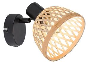 Rabalux 3133 - Faretto da parete RATTAN 1xE14/15W/230V rattan