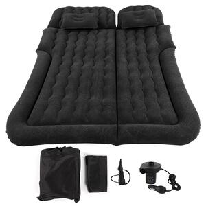 Materasso gonfiabile, design portatile, superficie morbida, colore nero