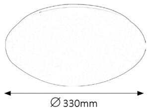 Rabalux 3435 - Plafoniera LED LUCAS LED/18W/230V