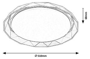 Rabalux - Plafoniera LED LED/48W/230V