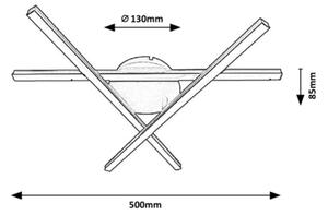 Rabalux - Plafoniera LED 3xLED/25W/230V