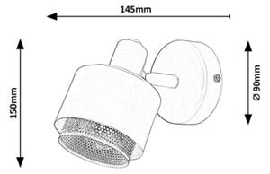 Rabalux - Applique 1xE14/40W/230V