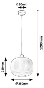 Rabalux - Lampadario su filo 1xE27/60W/230V