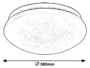 Rabalux 3938 - Plafoniera LED LUCAS LED/24W/230V