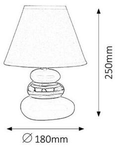 Rabalux 4948 - Lampada da tavolo SALEM 1xE14/40W/230V
