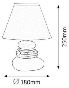 Rabalux 4950 - Lampada da tavolo SALEM E14/40W/230V