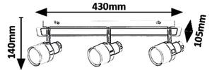 Rabalux 5023 - Applique a LED da bagno HAROLD LED/15W/230V IP44