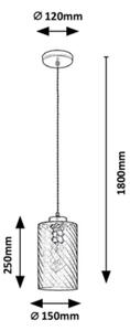 Rabalux - Lampadario su filo 1xE27/40W/230V