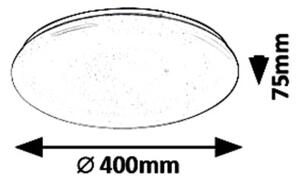 Rabalux 5449 - Plafoniera LED dimmerabile DANNY LED/36W/230V + +TC