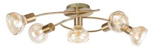 Rabalux 5552 - Lampadario fisso HOLLY 5xE14/40W/230V oro