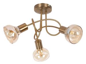 Rabalux 5548 - Lampadario fisso HOLLY 3xE14/40W/230V oro