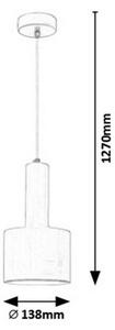 Rabalux 5601 - Lampadario a sospensione con filo ELLIOT 1xE14/25W/230V